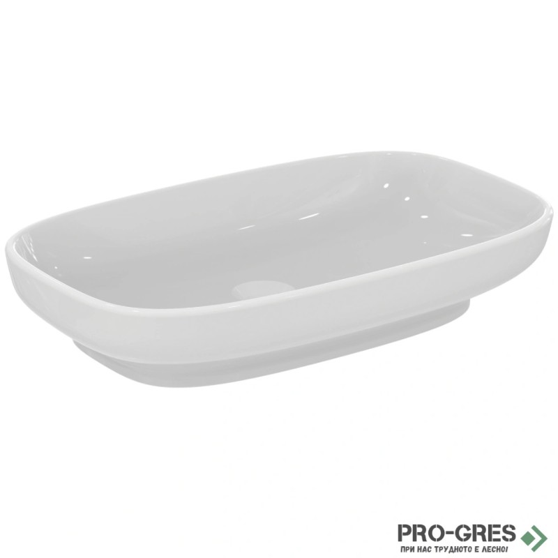 Мивка за монтаж върху плот правоъгълна Ideal Standart I.life B 60 см T508701