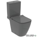 Моноблок с хоризонтално оттичане сив гланц I.LIFE B IDEAL STANDARD T534858