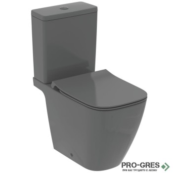 Моноблок хоризонтално оттичане сив гланц I.LIFE B IDEAL STANDARD T534858