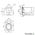 Комплект структура с конзолна тоалетнаi.life O Hydrotwist Ideal Standard T568001