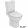 Моноблок  RimLS+ с комбинирано оттичане и биде бял IDEAL STANDARD EUROVIT W00740
