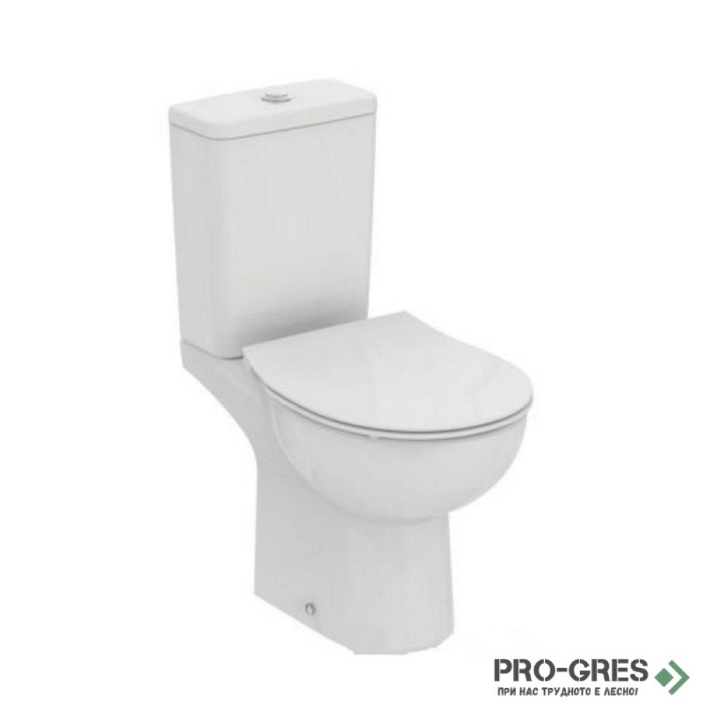 Моноблок  RimLS+ с комбинирано оттичане бял IDEAL STANDARD EUROVIT W007501