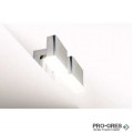 ГоренPVC шкаф за баня, огледален, с осветлително тяло, Inter Ceramic BG 4512 55