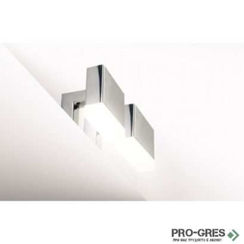 ГоренPVC шкаф за баня, огледален, с осветлително тяло, Inter Ceramic BG 4512 55