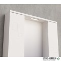 Горен PVC шкаф за баня, огледален, 60см, Inter Ceramic ICMC 1034-60