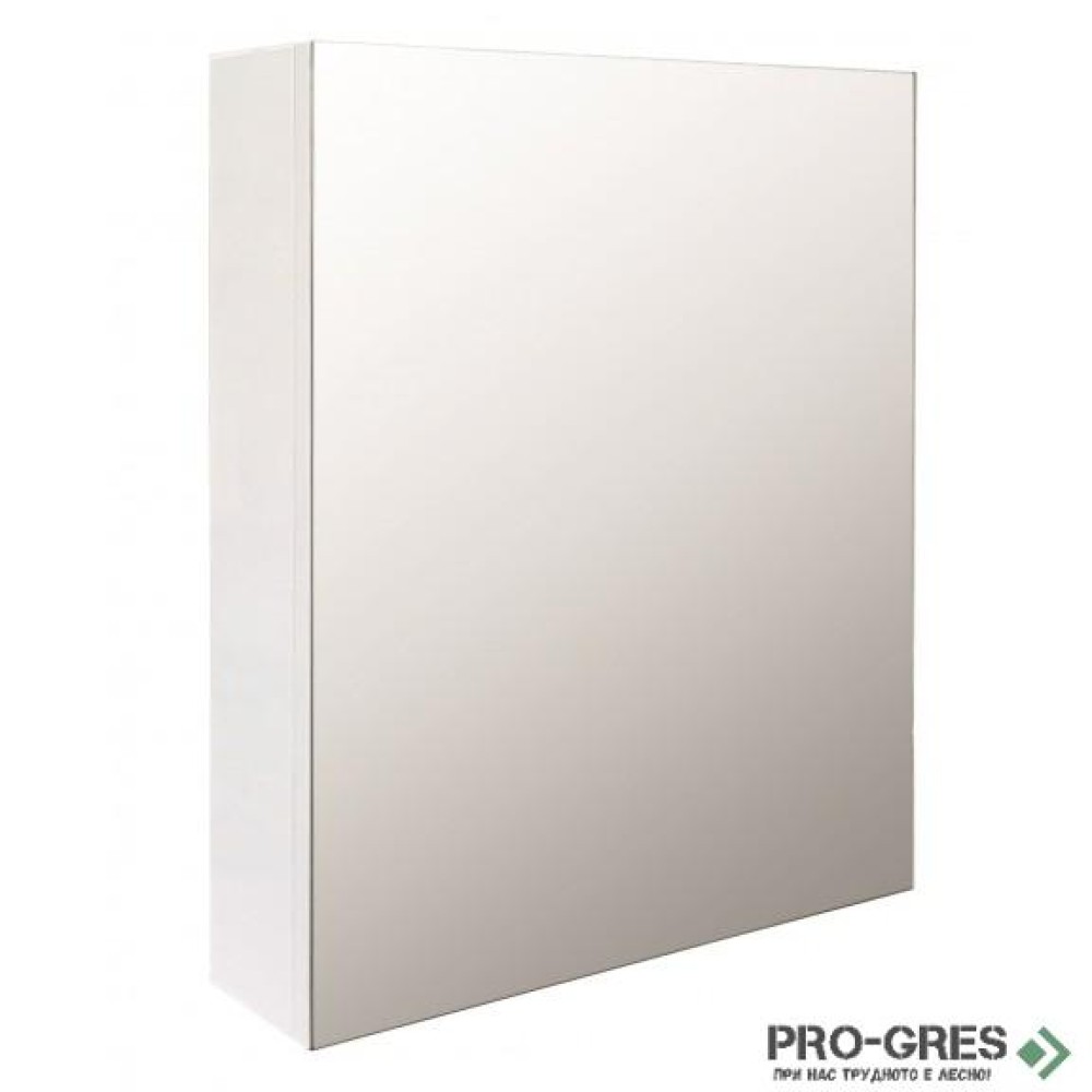 Горен PVC шкаф за баня, огледален, 45см, Inter Ceramic ICMC 4512-55