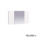 Горен PVC шкаф за баня, огледален, 100см, Inter Ceramic ICMC 6014-100NEW