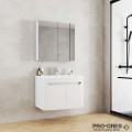 Горен PVC шкаф за баня. огледален 80см, Inter Ceramic ICMC 8245 UP