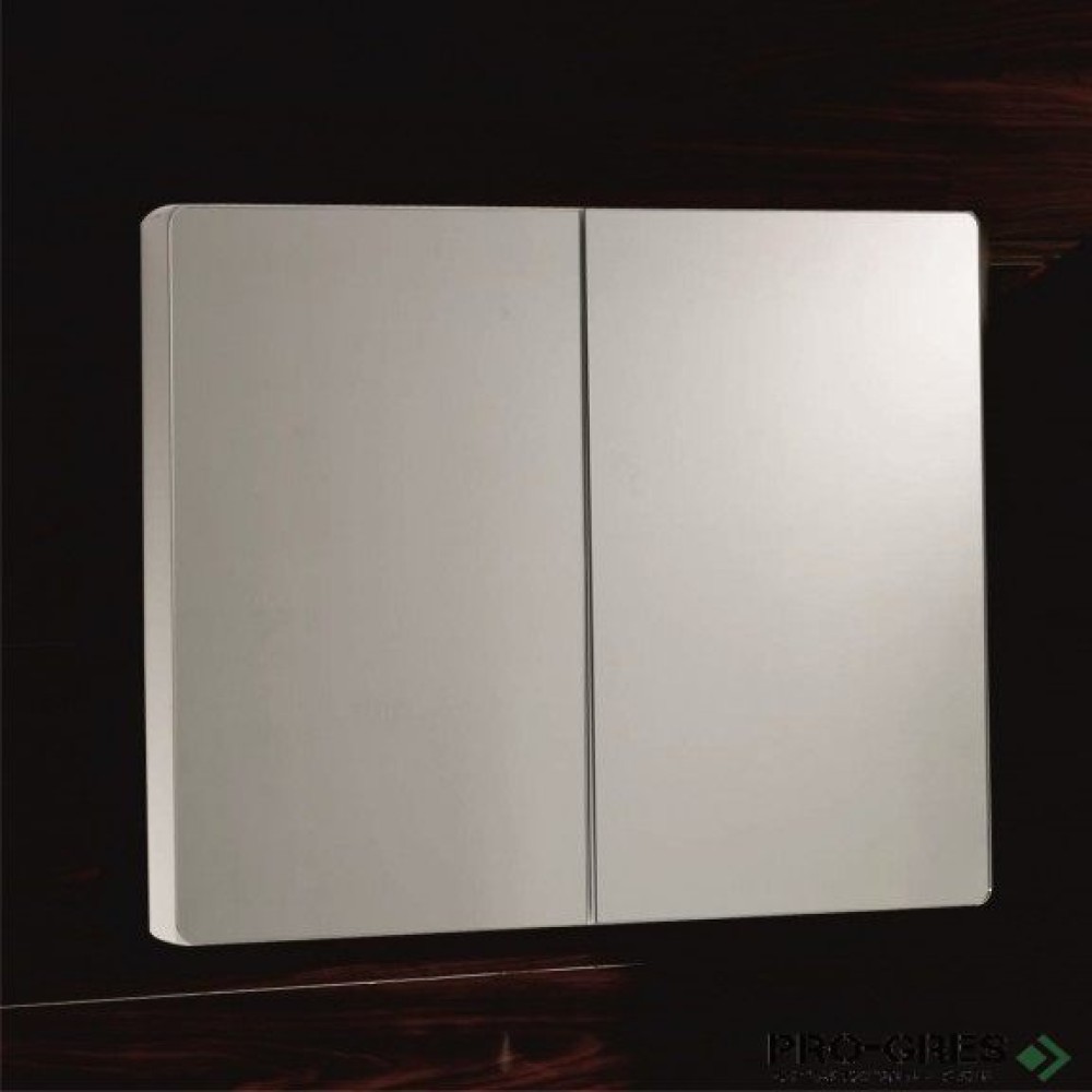 Горен PVC шкаф за баня. огледален 80см, Inter Ceramic ICMC 8245 UP