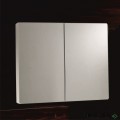 Горен PVC шкаф за баня. огледален 80см, Inter Ceramic ICMC 8245 UP