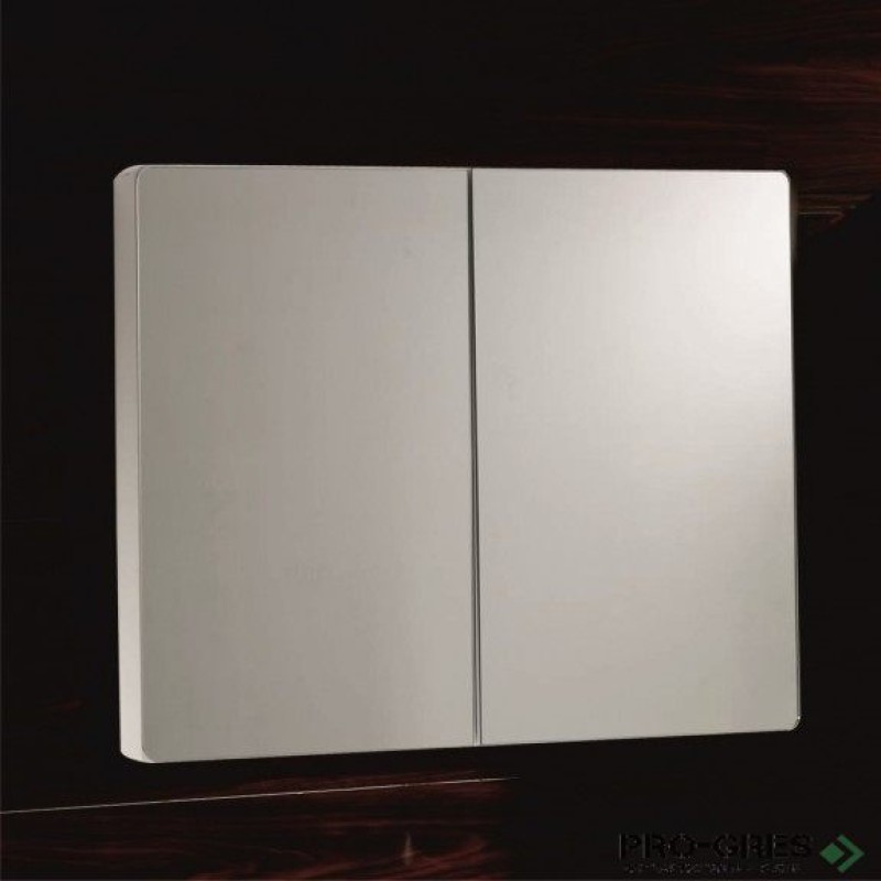 Горен PVC шкаф за баня. огледален 80см, Inter Ceramic ICMC 8245 UP