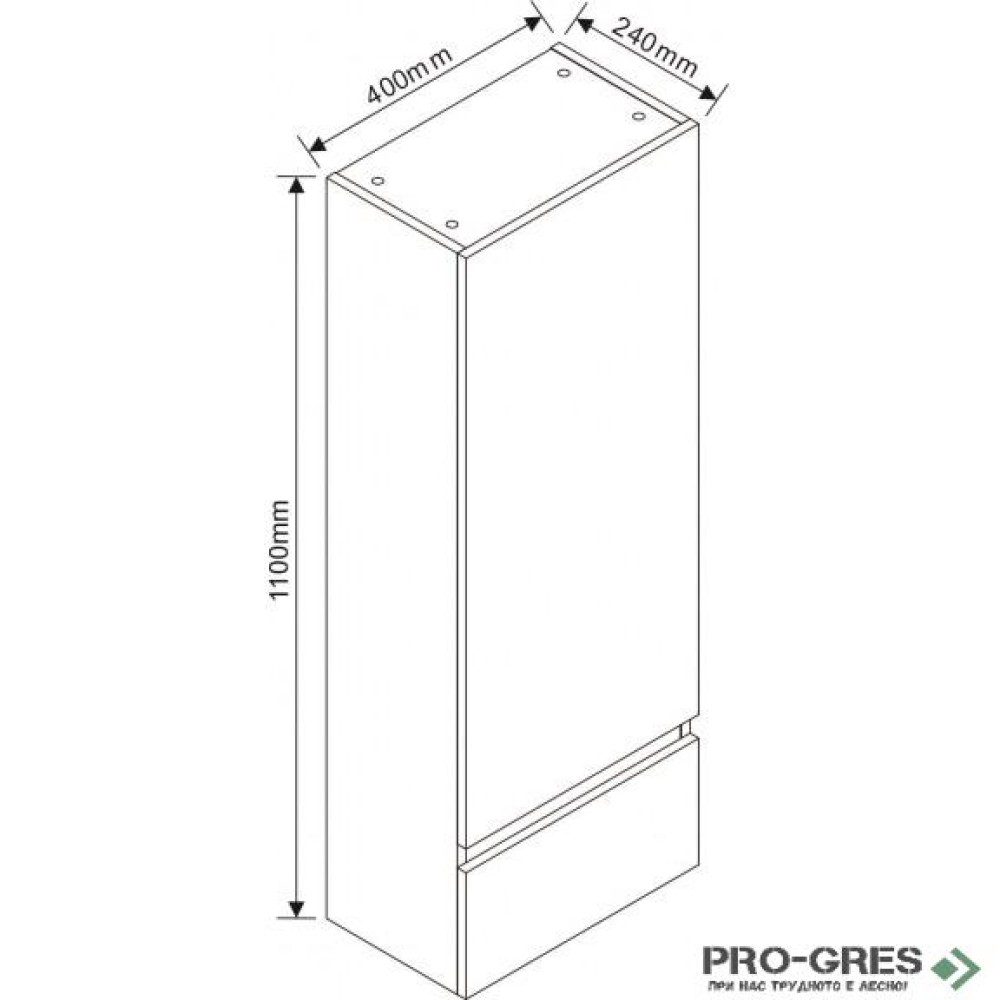 Колона за баня, PVC, Inter Ceramic ICP 134NEW