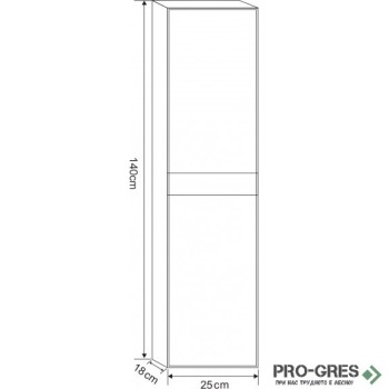 Колона за баня, PVC 25×140см, Inter Ceramic ICP 2521 Колона за баня, PVC 25×140см, Inter Ceramic ICP 2521