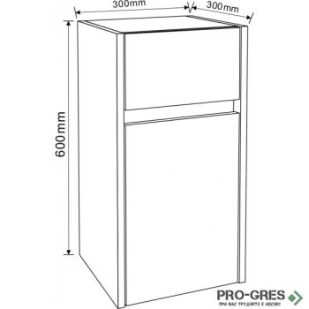Колона PVC за баня 30×60, Inter Ceramic ICP 3030 60 Колона PVC за баня 30×60, Inter Ceramic ICP 3030 60