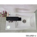 Долен шкаф за баня PVC,бял,  Inter Ceramic ICP 3945