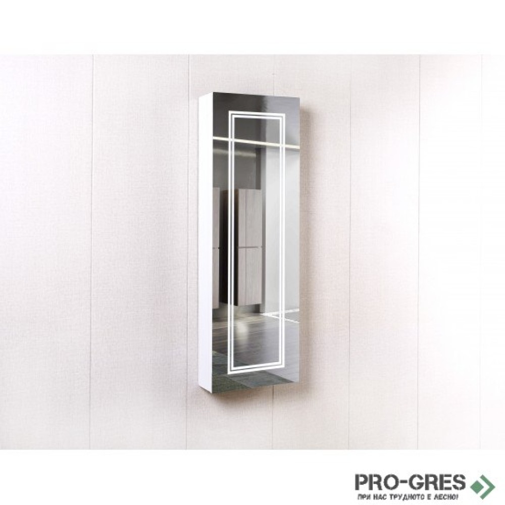 Колона за баня, с LED осветление, 40×120, Inter Ceramic ICP 40120