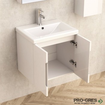 Долен PVC шкаф за баня 50см, бял, Inter Ceramic ICP 5150 Долен PVC шкаф за баня 50см, бял, Inter Ceramic ICP 5150