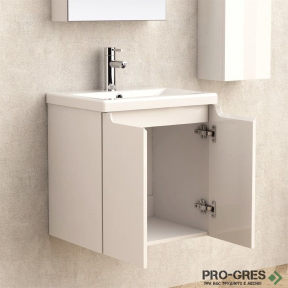 Конзолен PVC шкаф за баня 50см, Inter Ceramic  ICP 5155