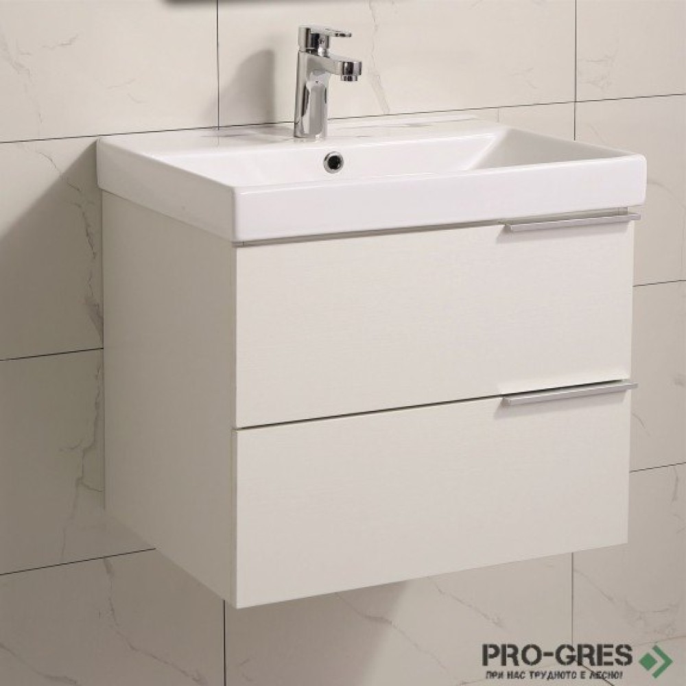 Долен PVC шкаф за баня 60см ИСЛА, Inter Ceramic ICP 5935W