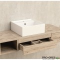Плот за баня 60см, влагоустойчив, амари дъб, Inter Ceramic  ICP 6020-2 