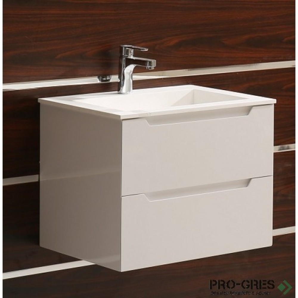 Долен PVC шкаф за баня 60см, Inter Ceramic ICP 6026
