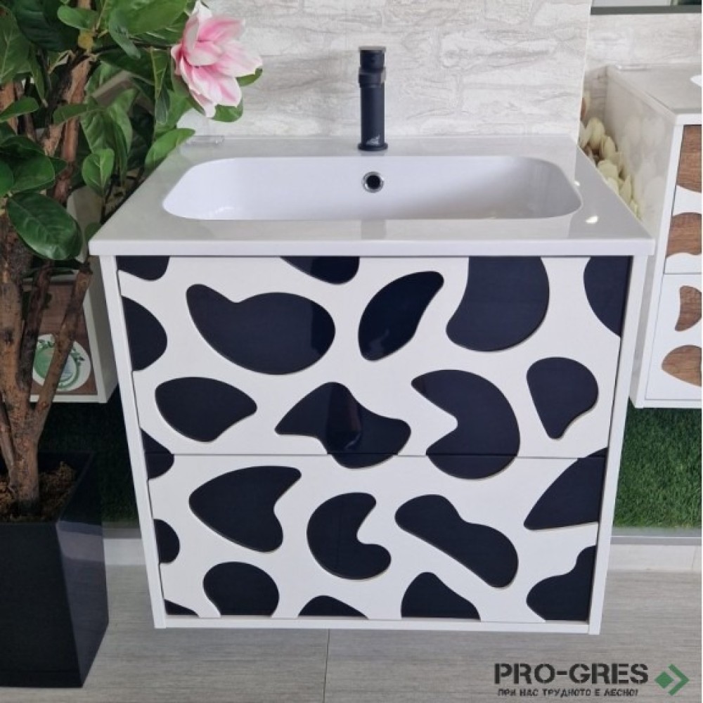 Долен PVC шкаф за баня 60см, Inter Ceramic ICP 6061B