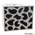 Долен PVC шкаф за баня 60см, Inter Ceramic ICP 6061B