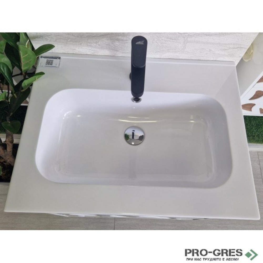 Долен PVC шкаф за баня 60см, Inter Ceramic ICP 6061B