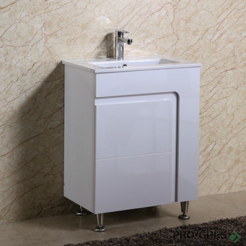 Стоящ PVC шкаф за баня 62см, Inter Ceramic  ICP 6085