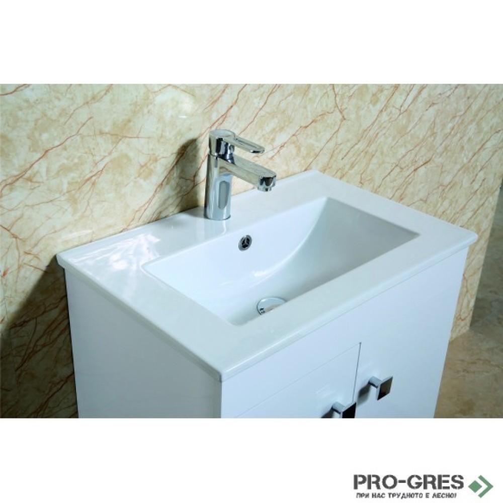 Долен PVC шкаф за баня ДИВА 61см, Inter Ceramic ICP 6140