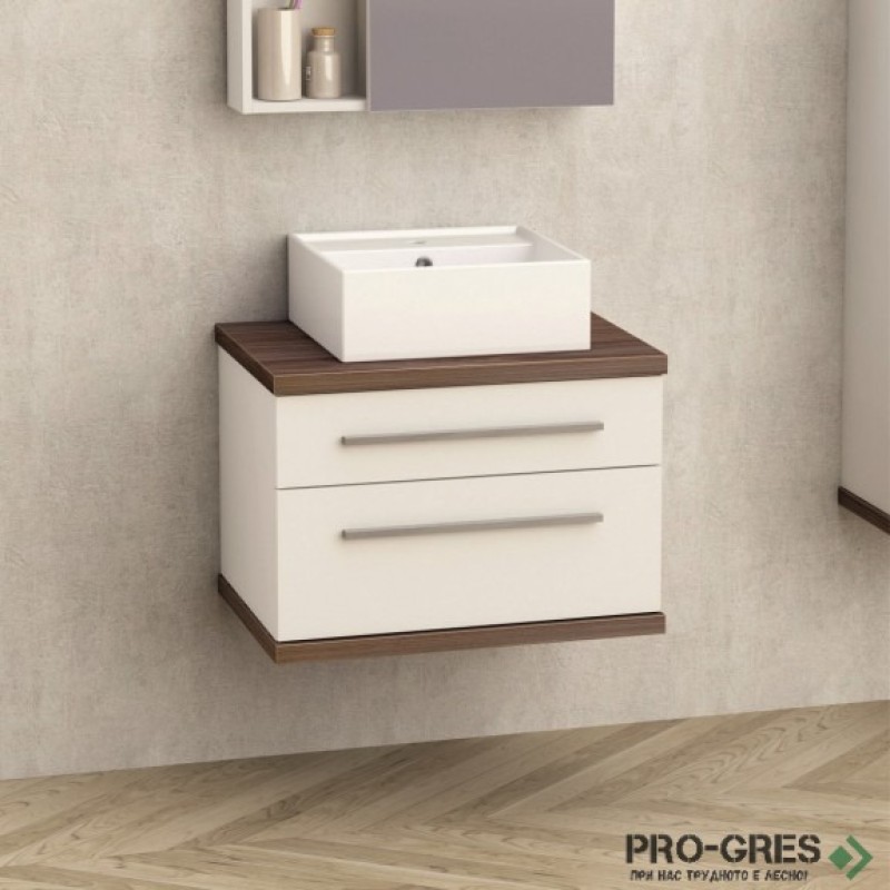 Долен PVC шкаф за баня без умивалник 60см, Inter Ceramic ICP 6144-2