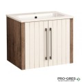 Долен шкаф за баня АМЕЛИЯ 60см,с умивалник, Inter Ceramic ICP 6450 