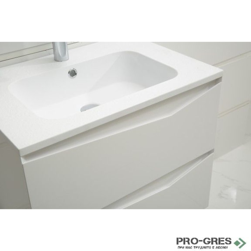 Долен PVC шкаф за баня 65см, Inter Ceramic ICP 6556 W