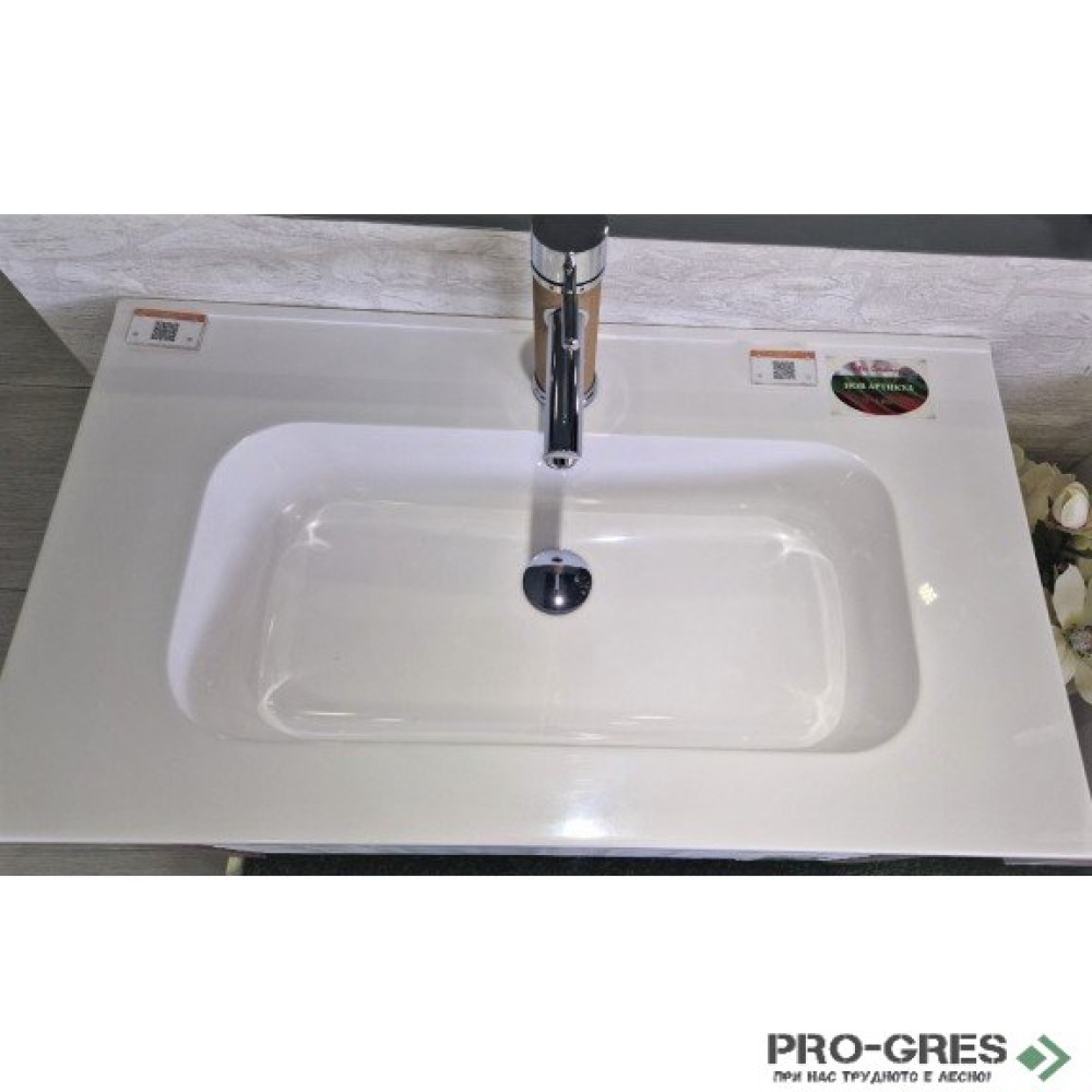 Долен PVC шкаф за баня 80см МАДИСЪН-80, Inter Ceramic ICP 8043