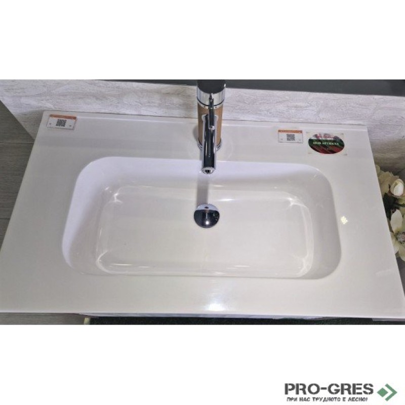 Долен PVC шкаф за баня 80см МАДИСЪН-80, Inter Ceramic ICP 8043