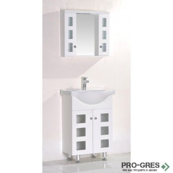 Стоящ PVC шкаф за баня 60см, Inter Ceramic ICP 8544