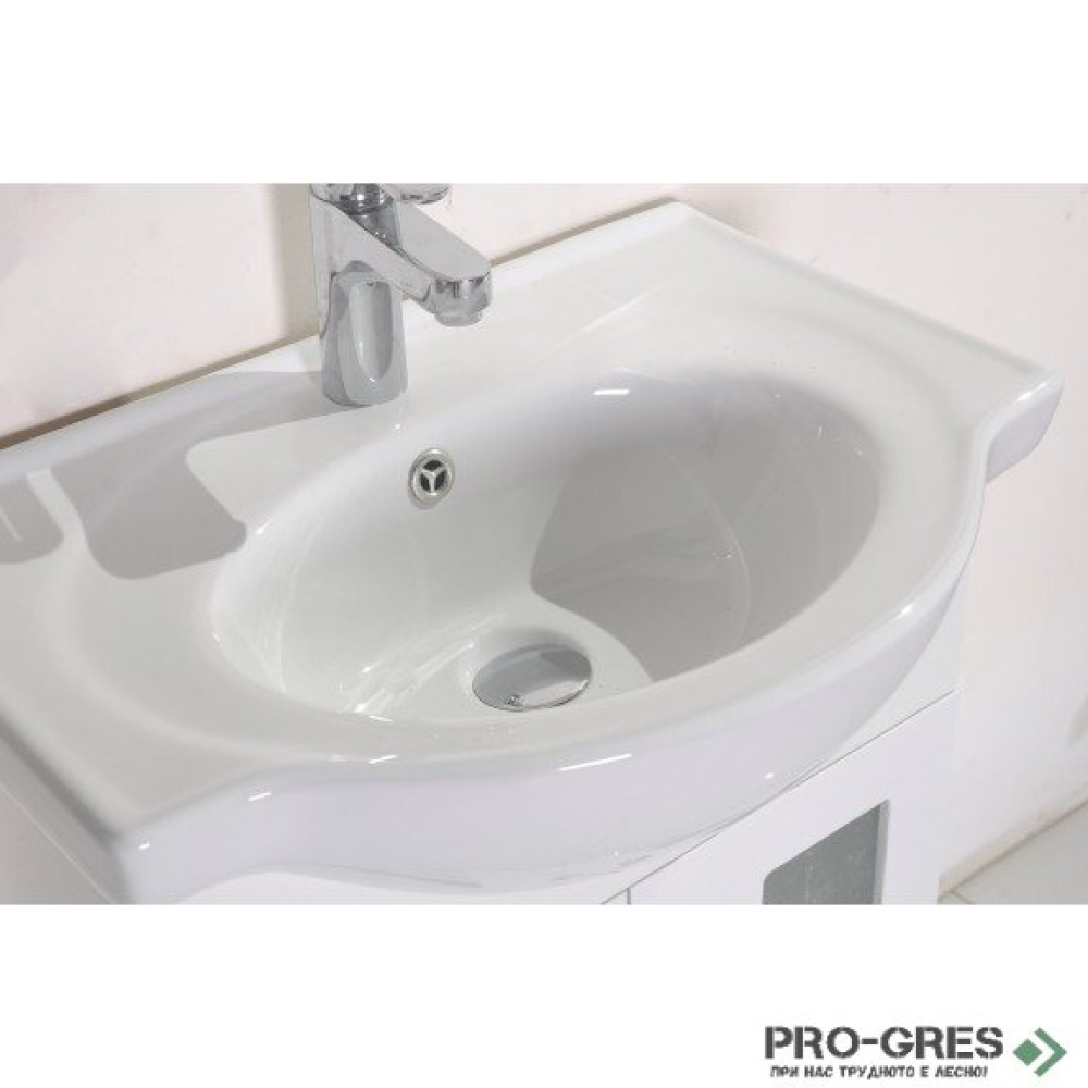 Стоящ PVC шкаф за баня 60см, Inter Ceramic ICP 8544