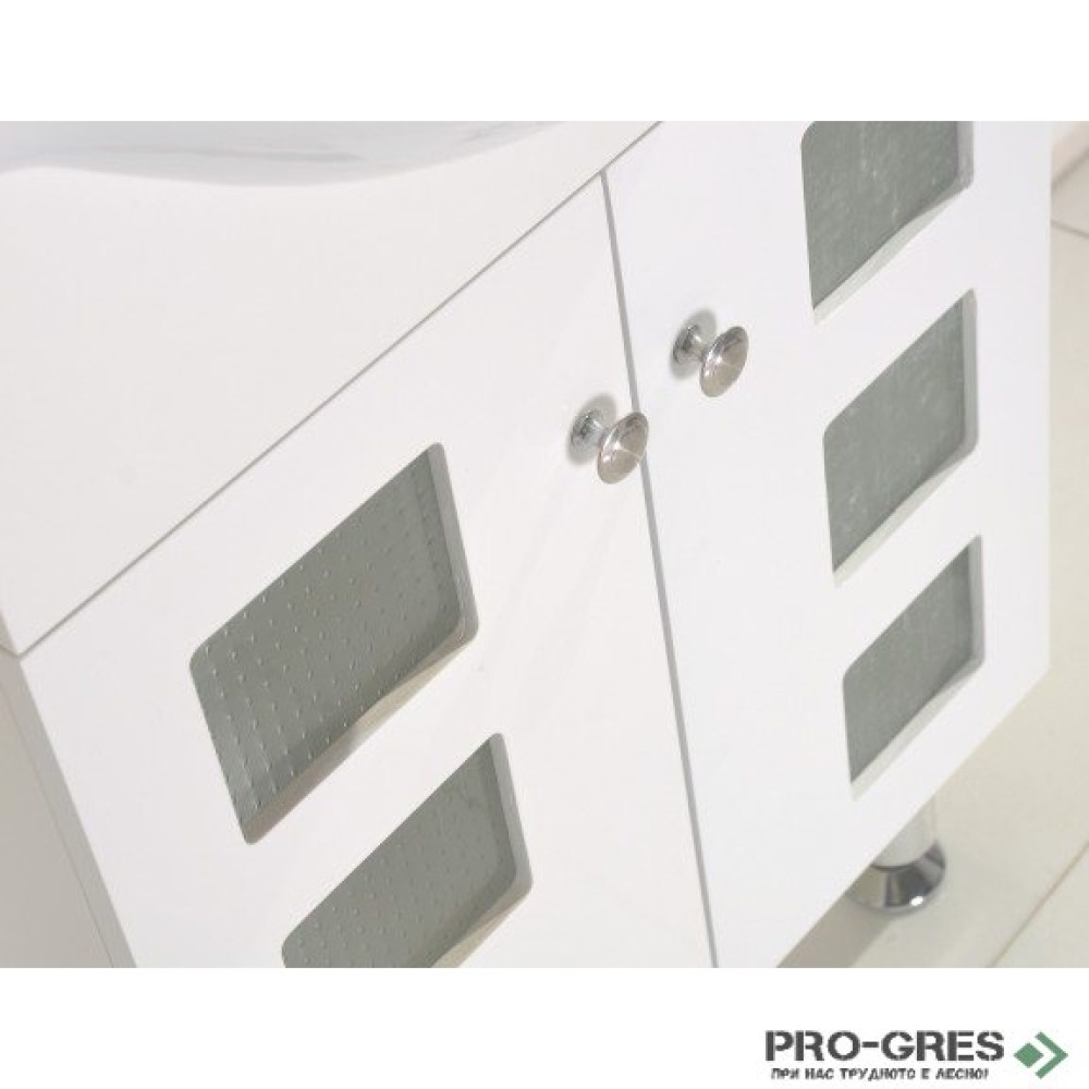 Стоящ PVC шкаф за баня 60см, Inter Ceramic ICP 8544