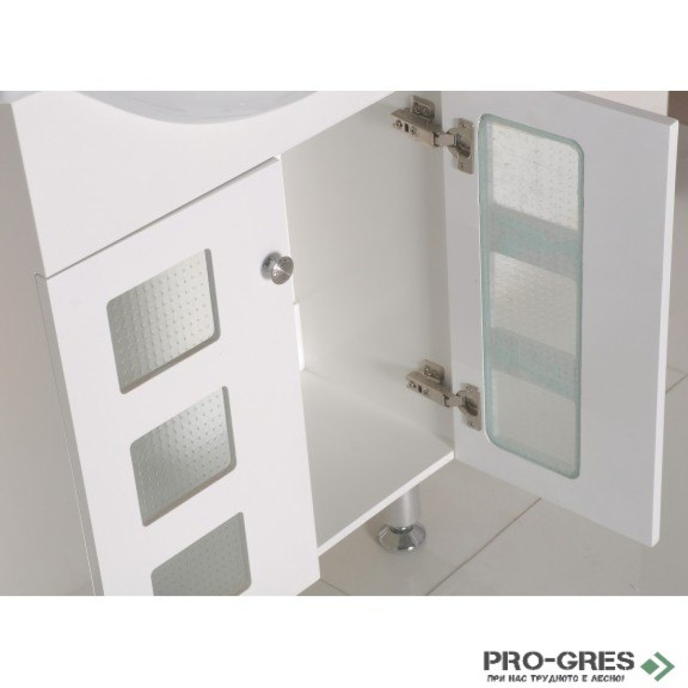 Стоящ PVC шкаф за баня 60см, Inter Ceramic ICP 8544