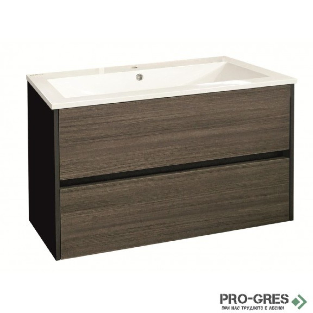 Долен PVC шкаф за баня 90см, Inter Ceramic ICP 8955