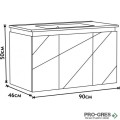 Долен PVC шкаф за баня 90см, Inter Ceramic ICP 9046