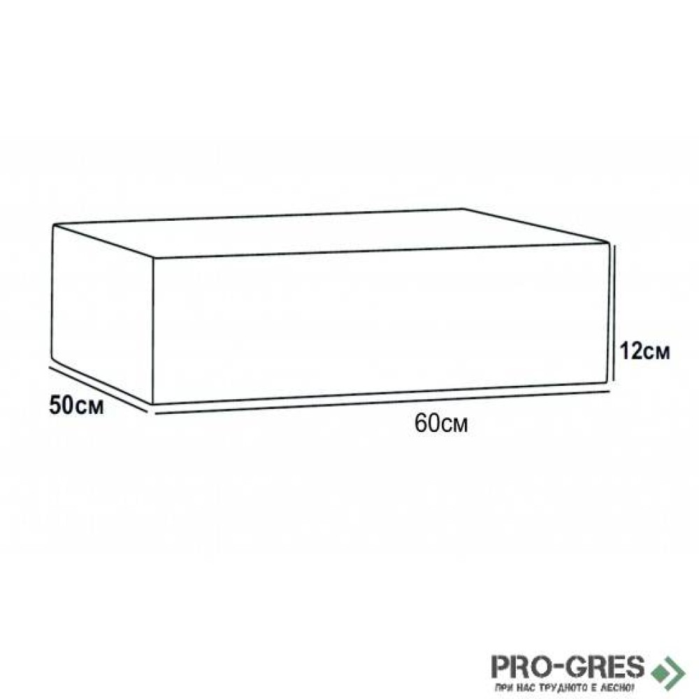 Плот за баня PVC 60см,Inter Ceramic  ICP6012P