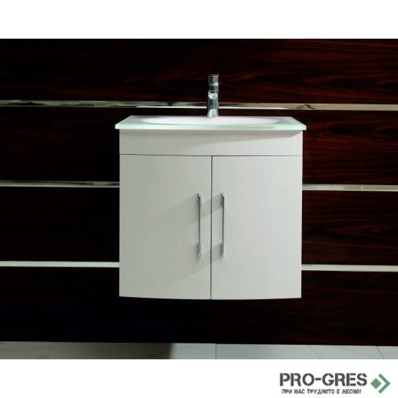 Долен PVC шкаф за баня КАЯ 60см, Inter Ceramic ICP6092W 