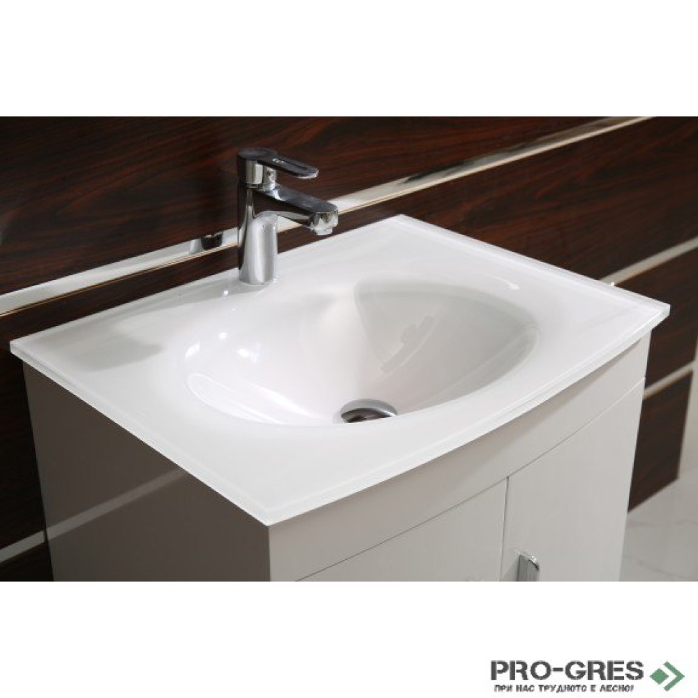 Долен PVC шкаф за баня КАЯ 60см, Inter Ceramic ICP6092W 