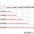 Параван за баня, с панти, хром, 120см, 6мм прозрачно стъкло, Inter Ceramic ICS 114TR/120