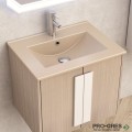 Долен шкаф за баня 61cm, бежов мат, Inter Ceramic BG 6451-3+6066BG