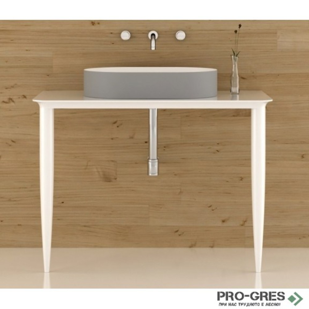 Плот за баня, влагоустойчив, сив, Inter Ceramic ICB 10072G