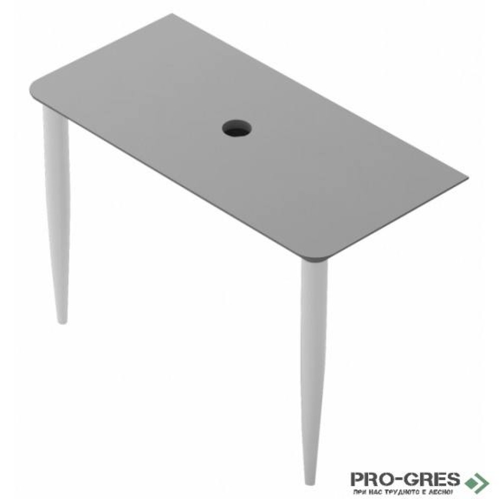 Плот за баня, влагоустойчив, сив, Inter Ceramic ICB 10072G
