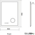 Огледало с вградено осветление INTER CERAMIC ICL 1789