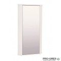 Горен ъглов PVC шкаф за баня, огледален, Inter Ceramic ICMC 1030-30 NEW